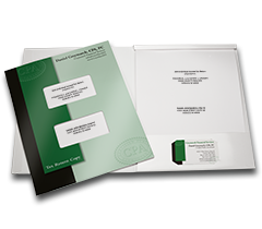 Personalize your slip sheet folders and envelopes
